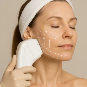 Woman having HI-FU to reduce wrinkles call LA LIPO Handsworth Now!